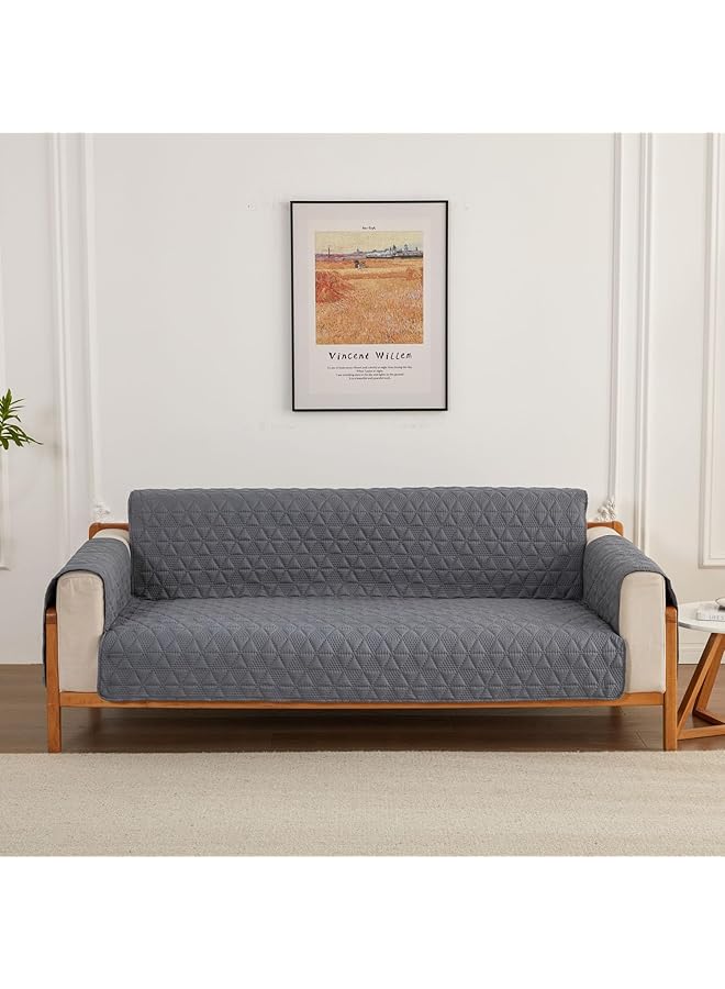 The Bros Sofa Slipcover Waterproof Couch Cover Non-Slip Sofa Cover Cushion Couch Seamless Whole Piece Fabric Furniture Protector for Pets Kids Children Dog Cat (167 * 190CM) - Image 1