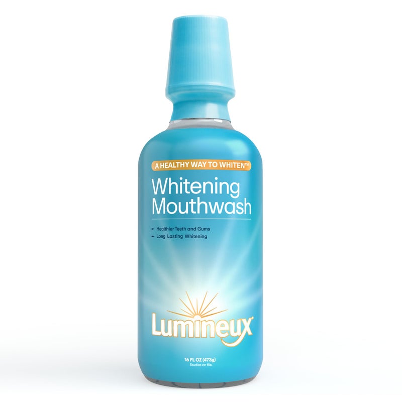 Lumineux Teeth Whitening Mouthwash 16 Oz. - Peroxide Free - Whitening Without The Sensitivity - NO Alcohol, Fluoride & SLS Free - Image 1