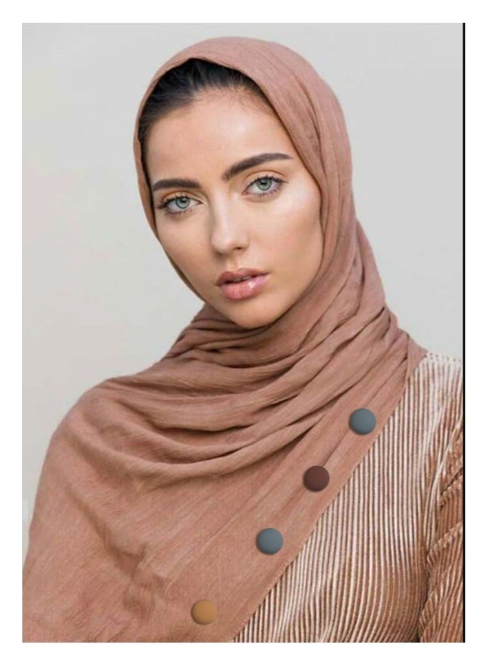 Sky Shine 4Pcs Magnetic Hijab Pins – No-Hole Round Scarf Clips | Strong Magnet Brooch Pins for Women’s Scarves, Shawls & Clothing - Image 2