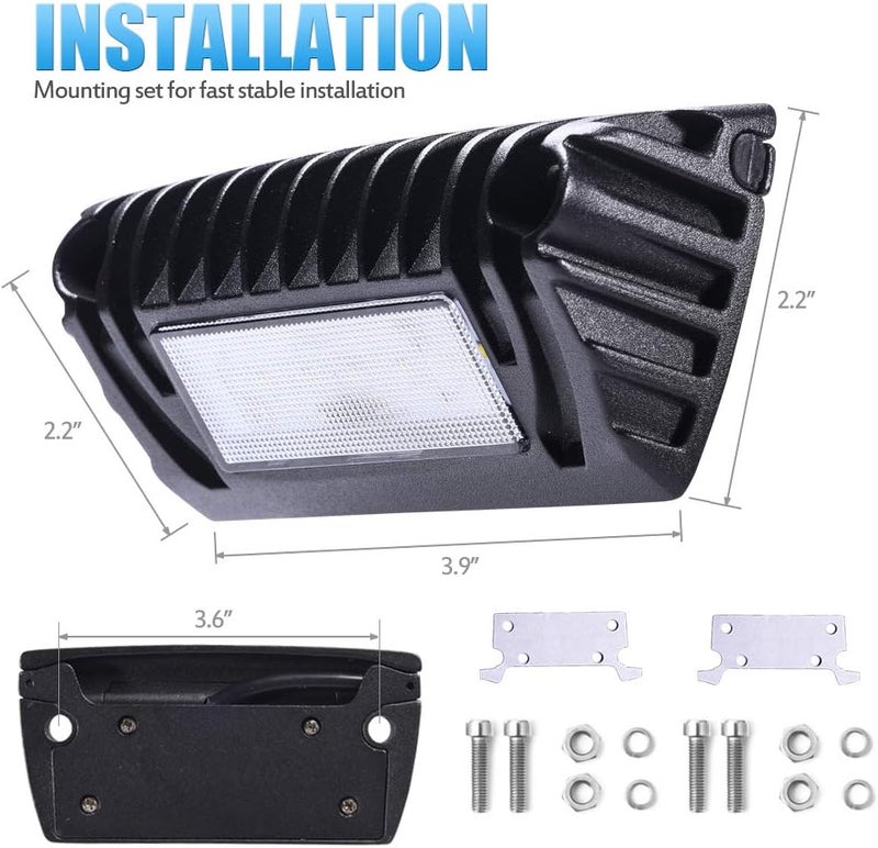 MICTUNING RV Porch Light 12V - Waterproof Exterior Utility Lighting for RVs, Trailers, Campers (2-Pack) - Image 5