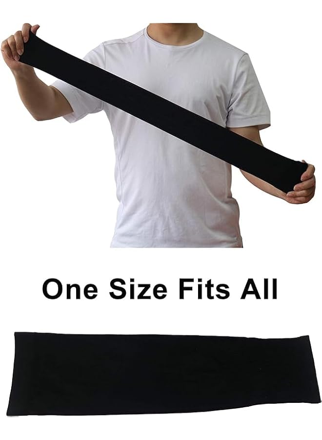 PROMASS Protection Cooling Arm Sleeves for Men and Women, Long Sleeves Cooler Cover Sun Block Protect Arm Hands Skin Protection for All Outdoor Activities (Black) - Image 4