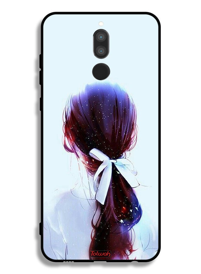 Tolwak Huawei Mate 10 Lite Protective Case Cover Tie Hair With Hairband Girl Art - Image 2