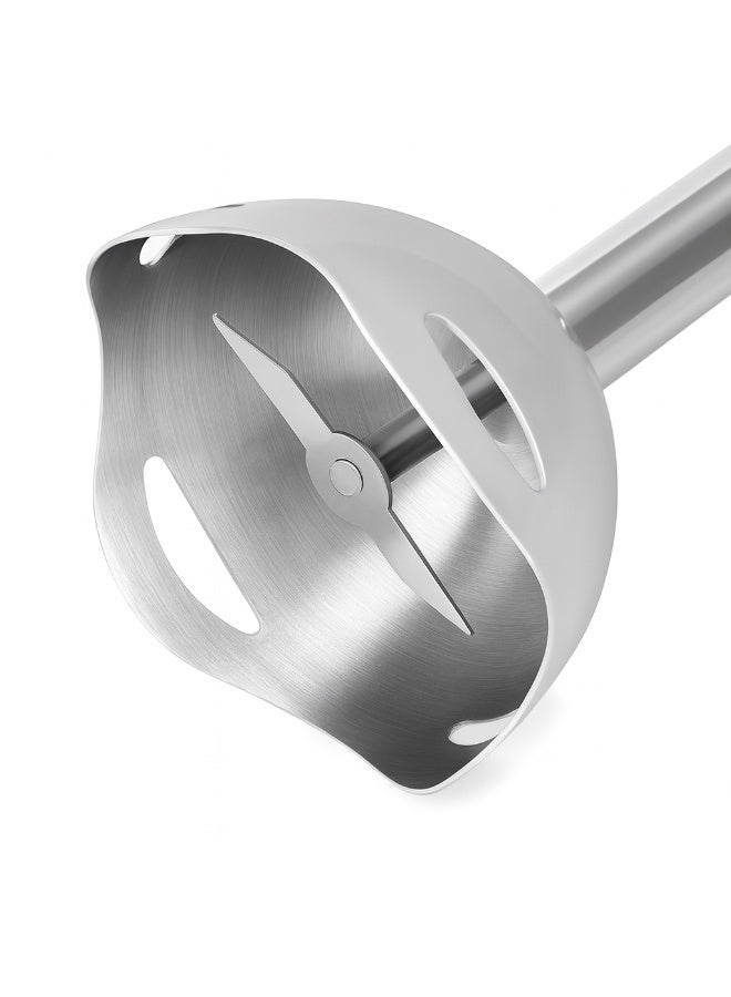 آر إيه أف خلاط يدوي من راف، محرك قوي بقوة 300 واط، إعدادان للسرعة، شفرات من الفولاذ المقاوم للصدأ وعمود قابل للفصل، مثالي للحساء والصلصات وأطعمة الأطفال - سهل التنظيف، ضمان 3 سنوات - Image 2