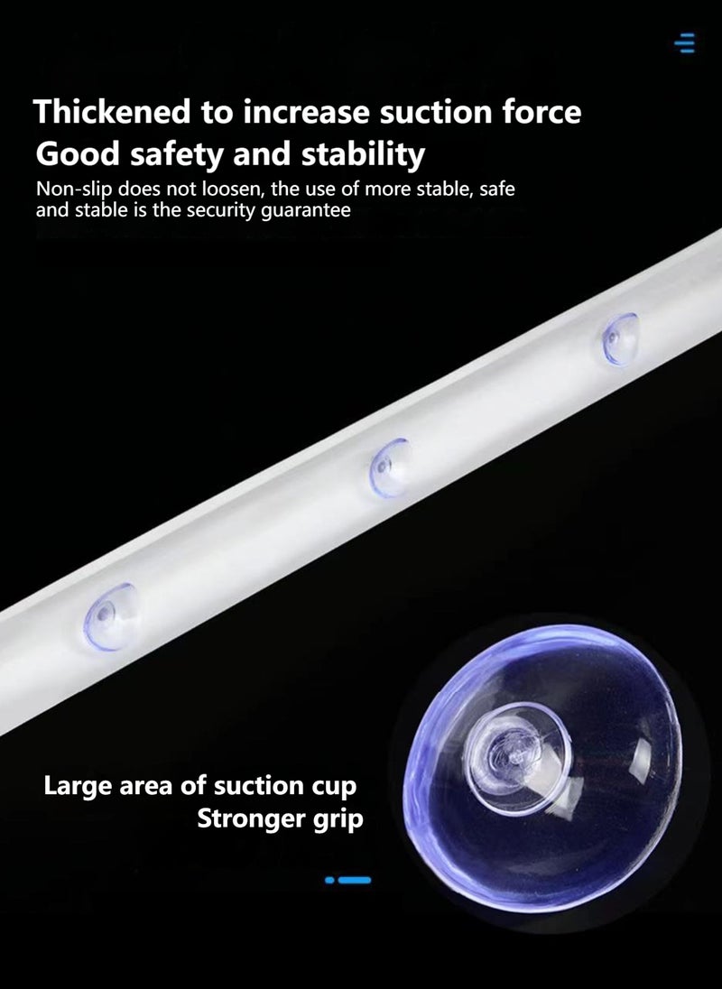 Sharpdo Shower Threshold Water Barrier Bath Shower Dam Barrier Collapsible Bathroom Water Retaining Blocking Strip Guard Stopper Sealing Strip for Shower Stall Wet and Dry Separation for Bathroom - Image 3