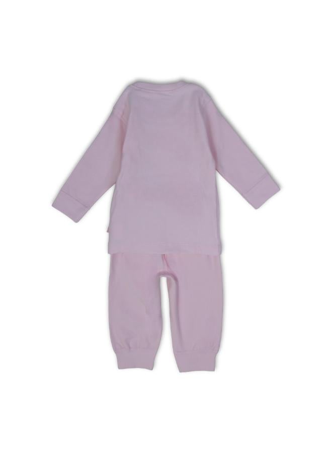 Junior Baby Girls Cotton Thermal Set – Pink - Image 2