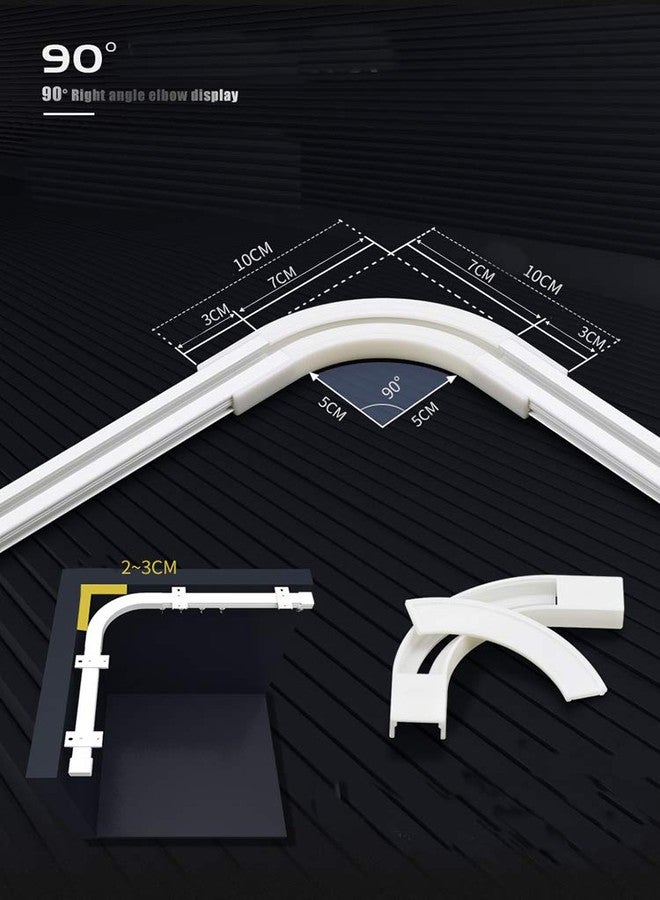 TOM TOOL Corner Bend（1 pcs）, Aluminum Curtain Track- Special Accessories for Small square rail - Image 3