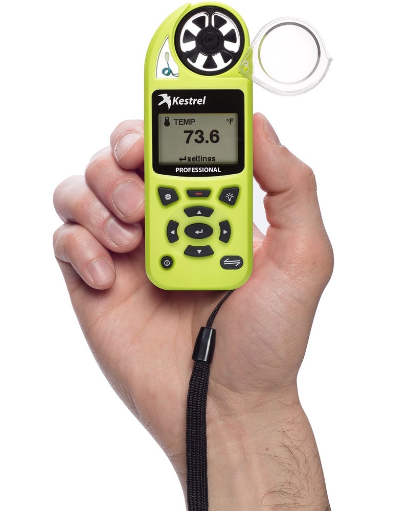Kestrel 5200 Professional Environmental Meter Non-LiNK, HiViz Green - Image 4
