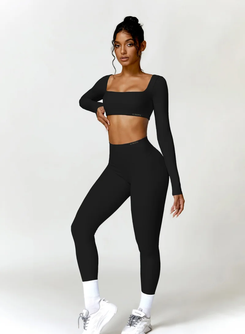 KAWN.YOGA Womens High Waist Scrunch Contour Leggings