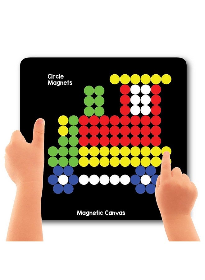 Play Panda Magnetic Puzzles : Circles - Includes 400 Magnets, 200 Puzzles, Magnetic Board, Display Stand - for Boys and Girls - Image 3