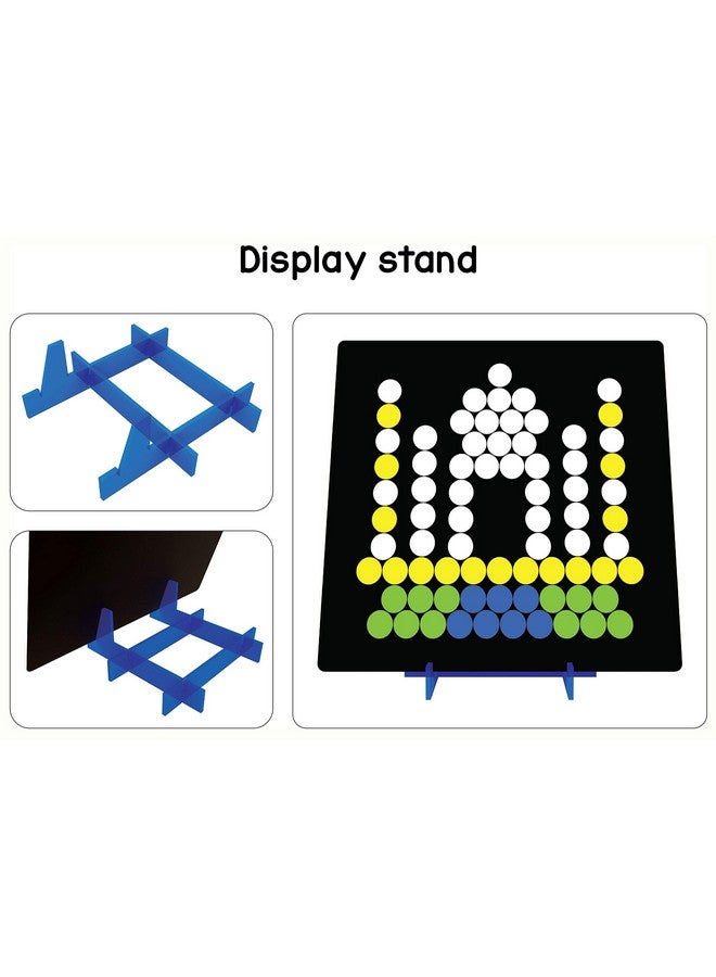 Play Panda Magnetic Puzzles : Circles - Includes 400 Magnets, 200 Puzzles, Magnetic Board, Display Stand - for Boys and Girls - Image 5