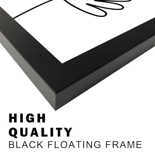 Melpa Art Framed Black and White Bathroom Wall Art Funny Bathroom Wall Decor Signs Bad Smell Toliet Print Painting Decor Canvas Artwork - Image 5