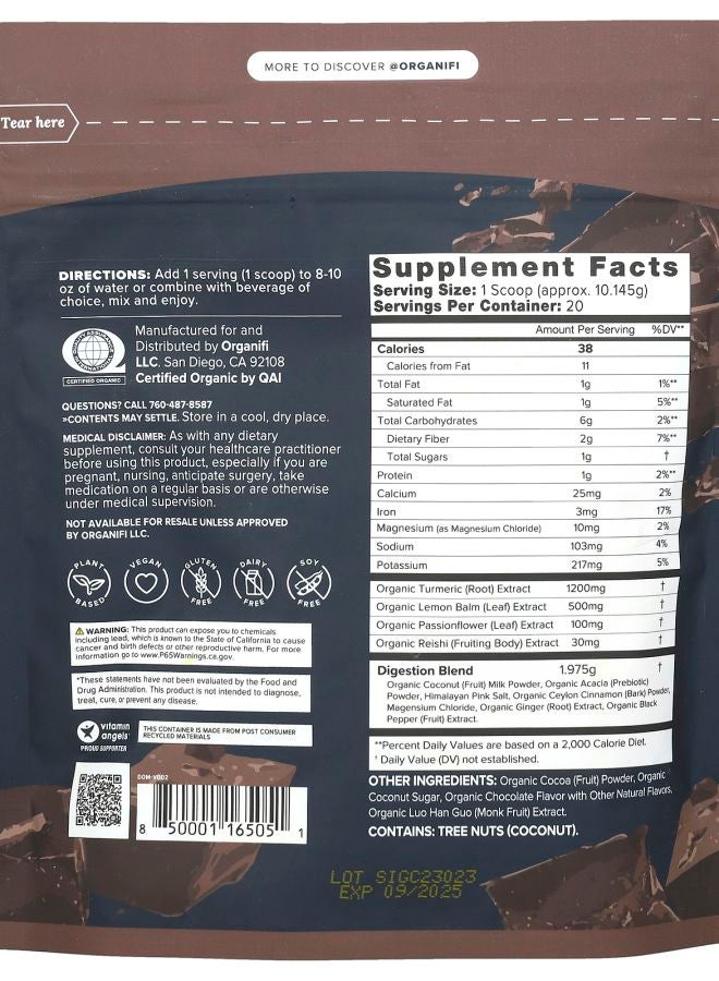 Organifi Gold Chocolate 7.16 oz (202.9 g) - Image 2