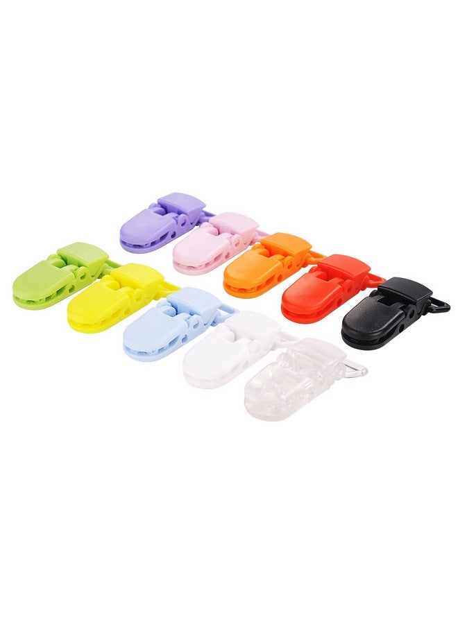 LIHAO 50x Pacifier Clips Holders for Teething Toys Baby Blankets - 10 Colors - Image 3