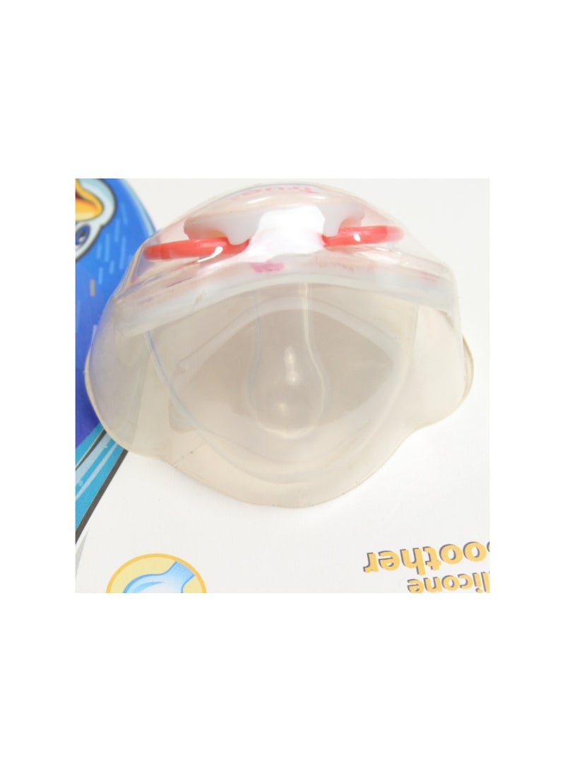 ترو لهاية سيليكون حقيقية بنقشة الكرز، مناسبة للأطفال من عمر 6 أشهر فما فوق - لون وردي بنقشة بومة - Image 3