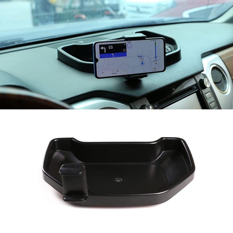CHEAYAR Center Console Insert Organizer Storage Tray,Multi-Mount System Kit,Phone Holder Mount, Center Console Tray Storage Box Dashboard Organizer, Compatible with Toyota Tundra 2014-2020 - Image 1