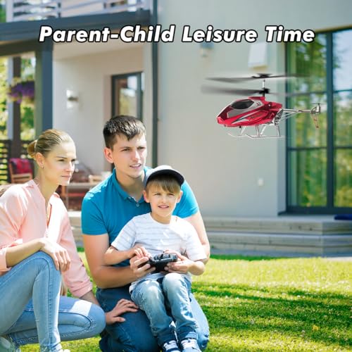 VATOS RC Helicopter for Boys 24G Remote Control Helicopter with LED Light for Kids 12 Years Old Fixed Height OneKey TakeOff Indoor RC Planes Ideal Festival Gifts for Boys Adults - Image 5