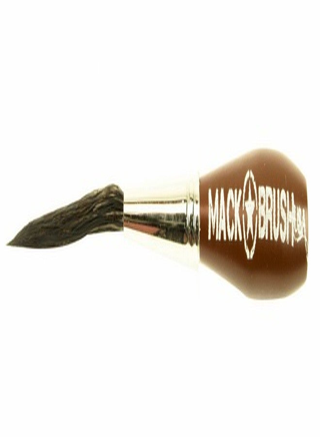 Mack Brush Set of 4 Sizes 000-2 Series Long Bob Pinstriping Scrolling Brush Black Synthetic & Blue Squirrel 1 3/4" Hair Length - Image 3