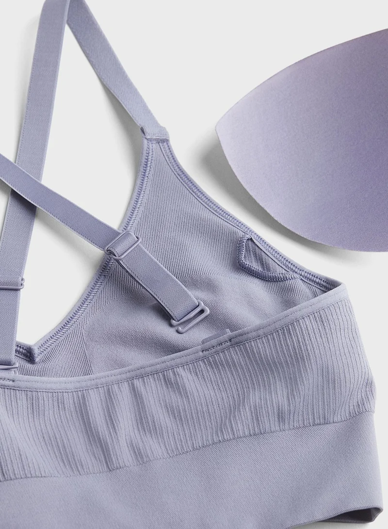 H&M Knitted T-Shirt Bra