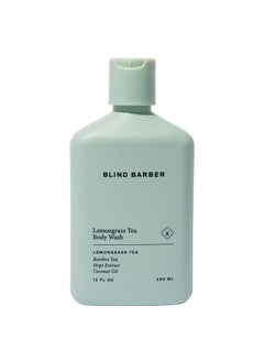 Blind Barber Blind Barber Lemongrass Tea Body Wash - Daily Sulfate-Free Body Wash for Men with Lemongrass Scent - Leaves Skin Clean & Hydrated - Paraben-Free, Cruelty-Free, No Artificial Dyes (12oz /350ml) 