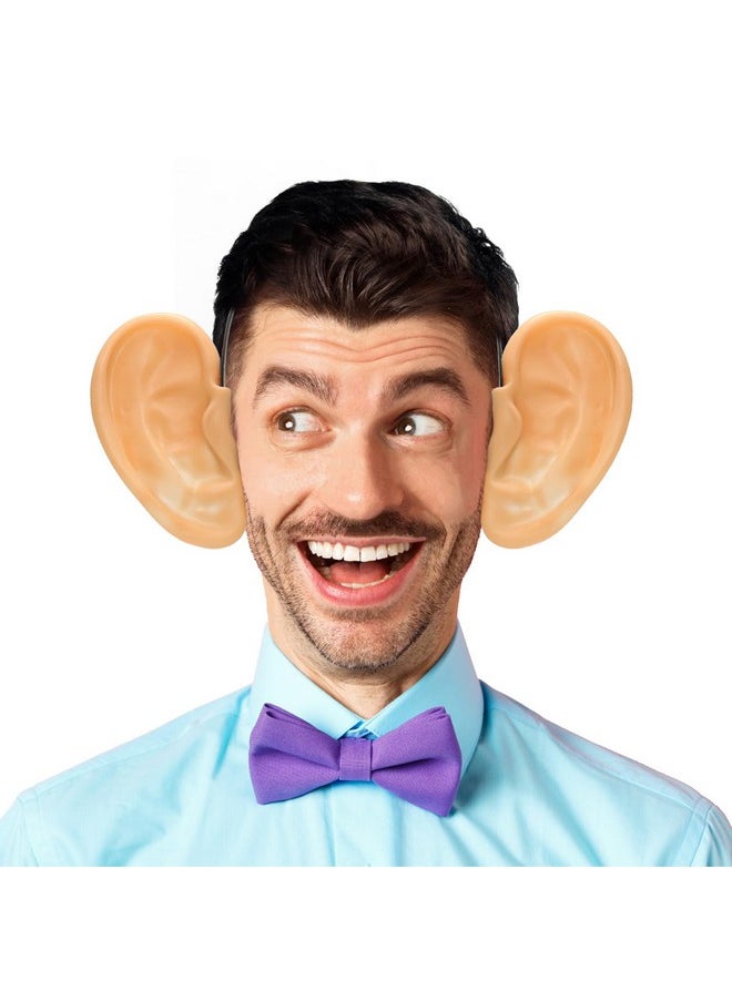 FunisFun - Oversized Jumbo Fake Ears Giant Pig Ears Funny Headbands For Halloween Christmas Party Costume Accessories - Image 1