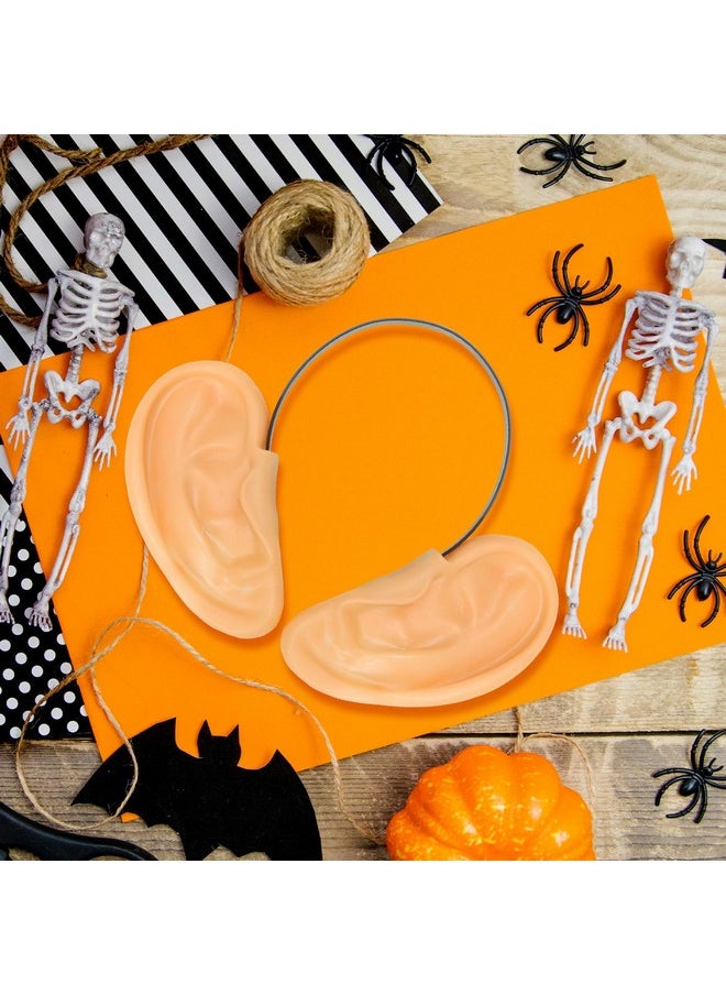 FunisFun - Oversized Jumbo Fake Ears Giant Pig Ears Funny Headbands For Halloween Christmas Party Costume Accessories - Image 1