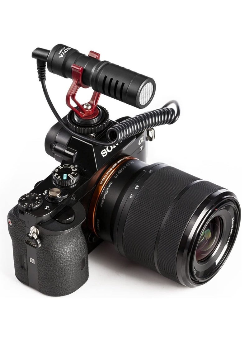 ELTRAZONE BY-MM1 Cardioid Condenser Microphone BY-MM1 Black/Red - Image 4