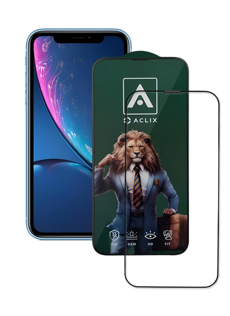 ACLIX Antistatic ESD Dustproof Premium Quality High Definition Tempered Glass Screen Protector Designed For  iPhone XR - Image 1