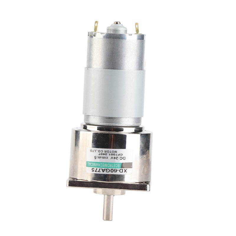 XD DC Motor: 12/24V 35W, Pure Copper Coil Low Heat, Metal Gear Wear-Resisting - Adjustable Speed & Bidirectional Rotation, High Torque Low Speed Motor for Automation, Electronics, Aviation Models - Image 3