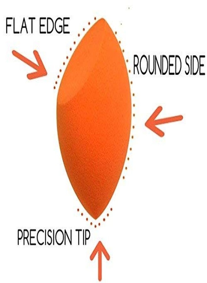 Chronex 2Pcs Professional Beauty Blender Sponges for Face Makeup, Makeup Beauty Blender Face Sponge Puff for all Skin Types - Soft, Latex-Free, Reusable & washable, Makeup Beauty Blender (Pattern- 1) - Image 2