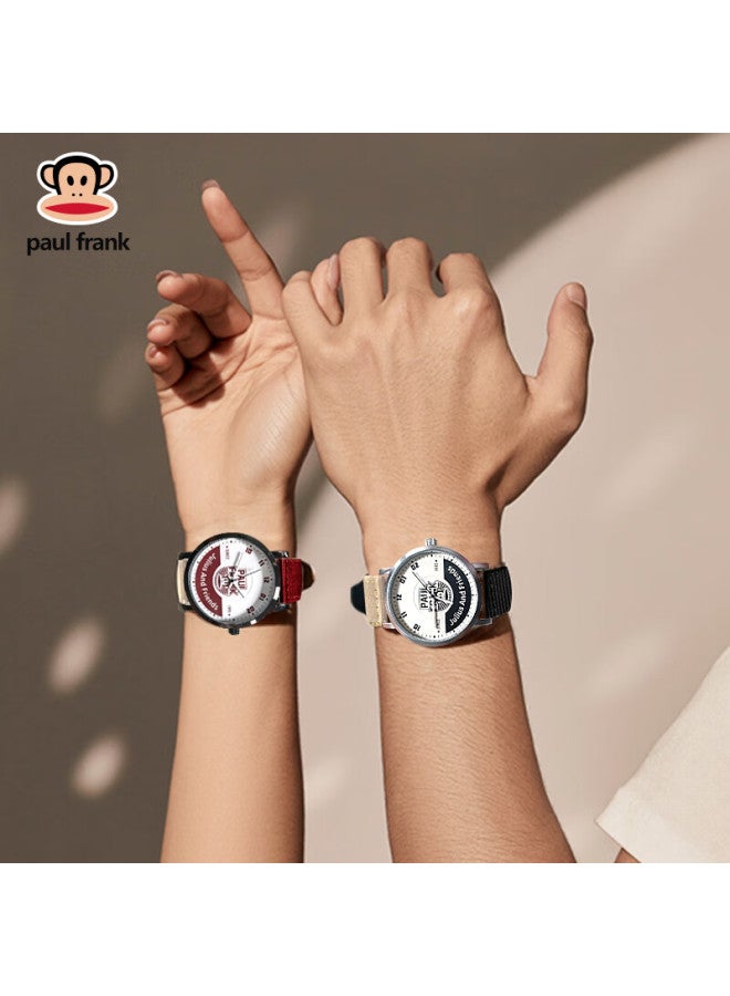 Paul Frank Quartz Watch Casual Simple Elegant Fashionable Couple Wrisch New Year Gift - Image 1