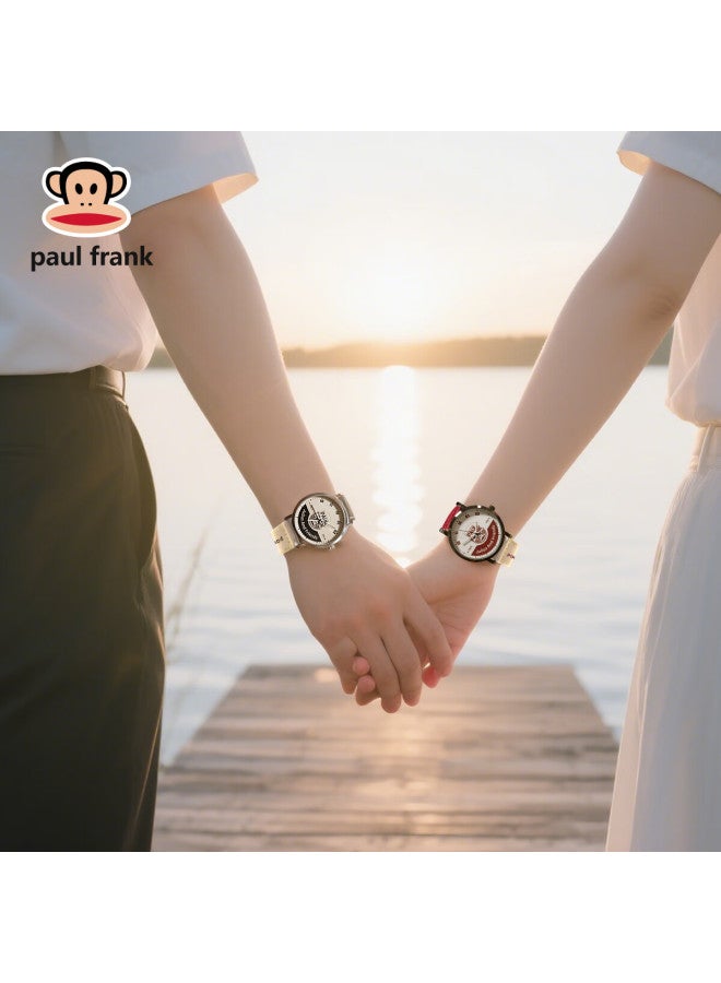 Paul Frank Quartz Watch Casual Simple Elegant Fashionable Couple Wrisch New Year Gift - Image 2
