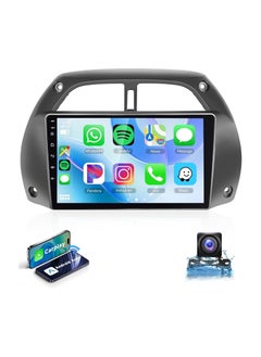 Android Car Stereo for Toyota RAV4 RAV 4 2001 2002 2003 2004 2005 2006 2GB RAM 32GB ROM 9 Inch Support Apple Carplay, MirrorLink WiFi BT, IPS Touch Screen with AHD Camera Included