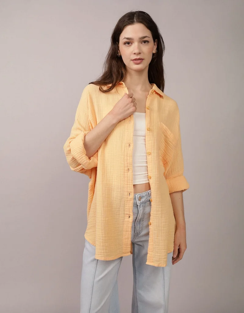 American Eagle AE Go Big Oversized Shirt