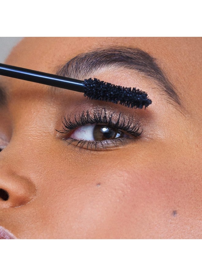 3INA Makeup Vegan Cruelty Free The 24H Level Up Mascara 900 Black Mascara Long Lashes Extreme Definition Volume Length Curve Panoramic Effect Metallic Tube Hourglass Brush - Image 4