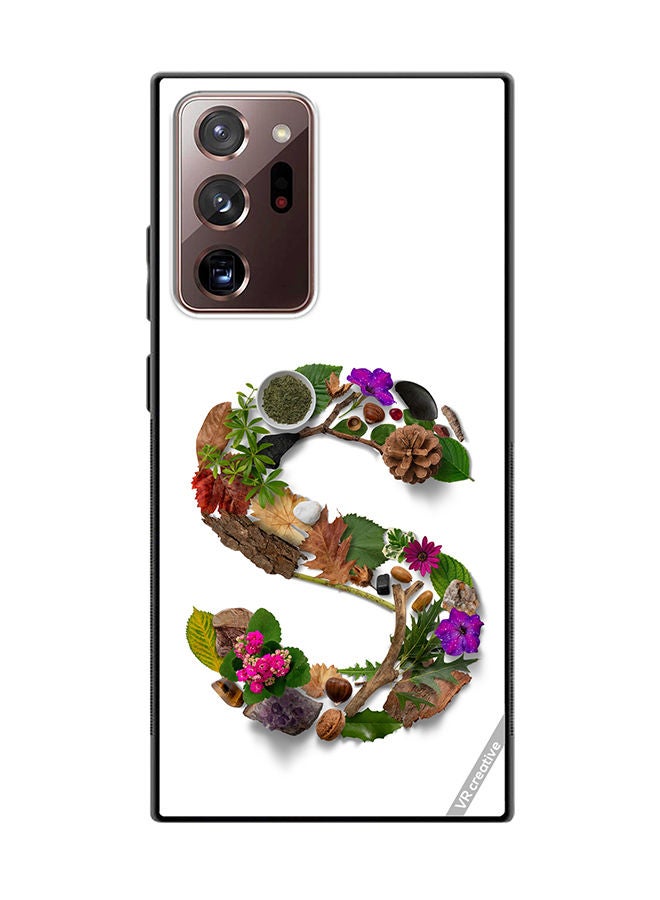 VR CREATIVE Protective Case Cover For Samsung Galaxy Note20 Ultra 5G Alphabet S Design Multicolour - Image 1