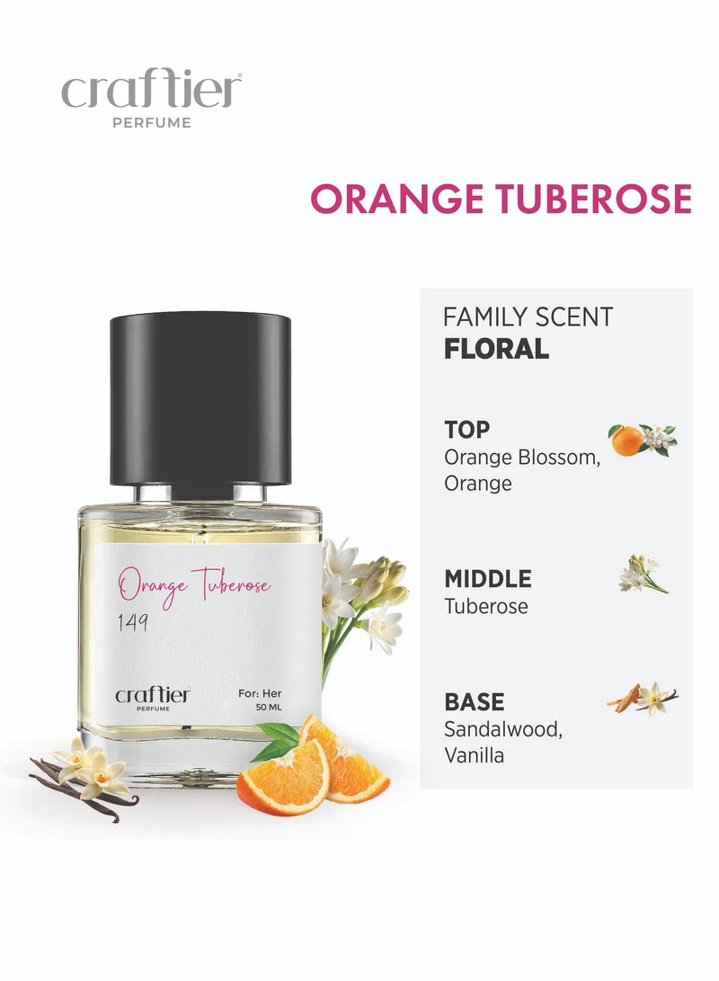 Craftier Perfume Inspired-My Way Intense ORANGE TUBEROSE - Inspired of-MY WAY INTENSE , Eau De Parfum for Women - 50ml, Long Lasting Floral Fragrance Upto 48 Hrs, Travel Size Women's Perfume for Women | Best Price UAE