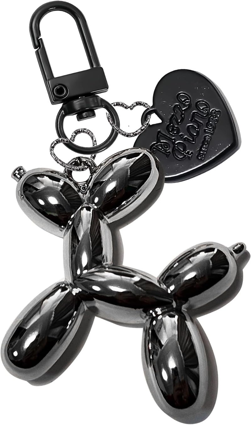 LAEKOU Jelly Balloon Dog Design Keychain for Women, Cute Girls Key Chain, Key Chains Accessories for Car Keys - Image 1