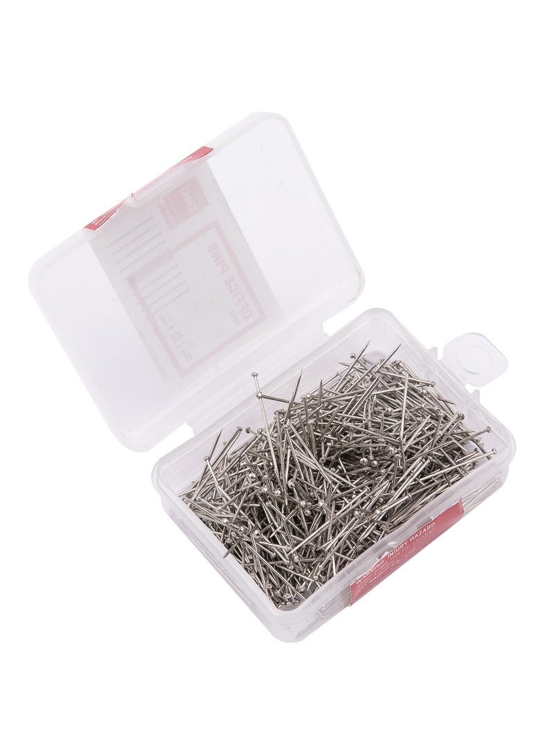 ديلي E0023 دبابيس مكتب - 24 مم، 1 بوصة، فضي - Image 2