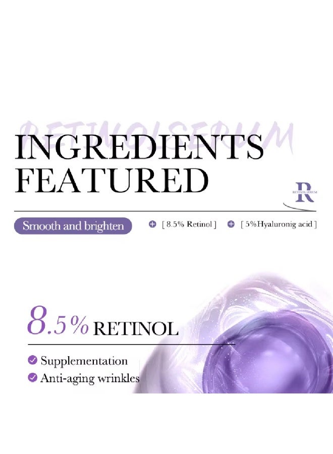 بيو أكوا سيروم الريتينول - مبيض ومضاد للأكسدة وترطيب وتفتيح البشرة، سيروم عضوي مضاد للشيخوخة - 30 مل - Image 5