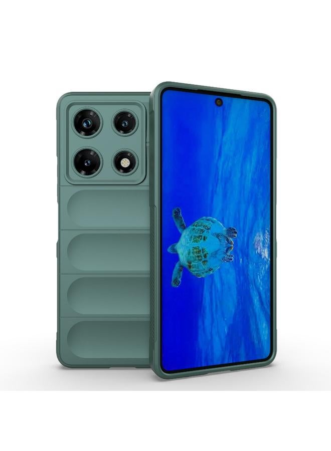 زبون جراب لهاتف Infinix Note 30 Pro X6788 Magic Shield TPU + جراب هاتف من الفلانيل - Image 1