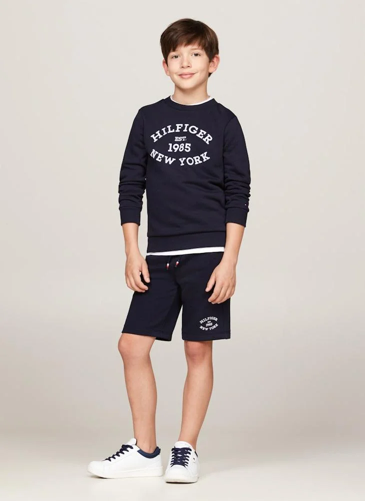TOMMY HILFIGER Kids Drawstring Sweat Shorts