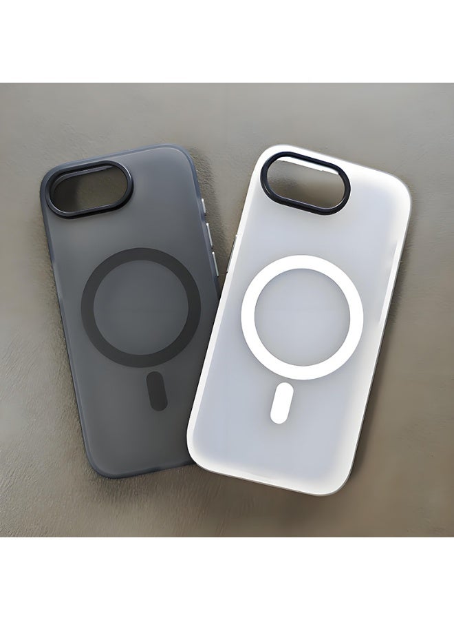 عام غطاء مغناطيسي متوافق مع iPhone 17e 5G، إطار TPU ناعم مضاد للصدمات، غطاء مقاوم للسقوط بلمسة نهائية غير لامعة بملمس عاري [مقاوم لبصمات الأصابع والاصفرار]. - Image 3