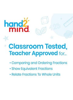 hand2mind Fraction And Decimal Dominoes Set Fraction Manipulatives For Elementary School Educational Decimal Games Montessori Math Materials Math Game Tiles Classroom Dominoes Set (Set Of 30)  - Image 3