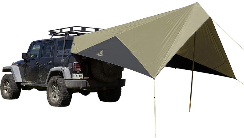 Kelty Waypoint Tarp Car Camping and Tailgating Shelter Universal Vehicle Mount - Image 1