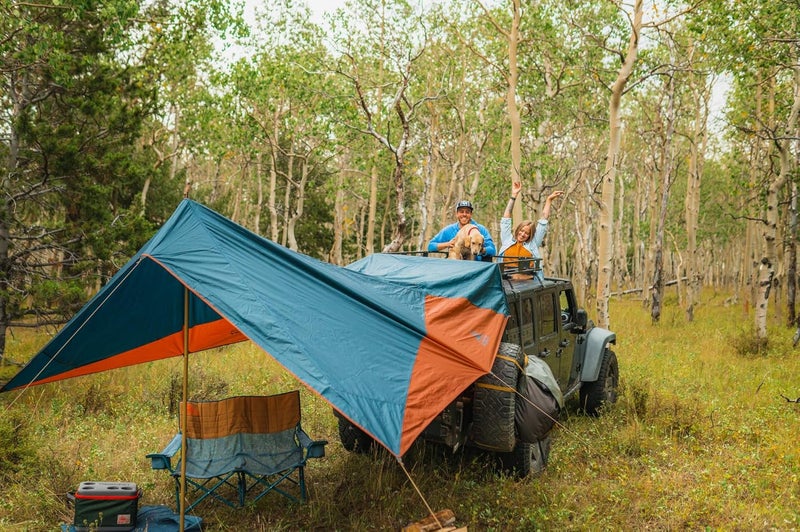 Kelty Waypoint Tarp Car Camping and Tailgating Shelter Universal Vehicle Mount - Image 4