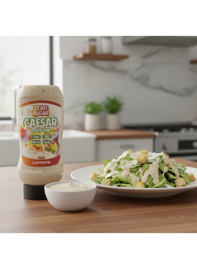Laperva No Added Sugar Caesar Dressing, 425 ml, Zero Fat, Vegan, Diet & Keto Friendly - Image 2