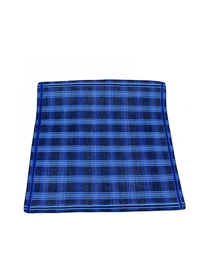 Cotton Square Handkerchief Blue - Image 1