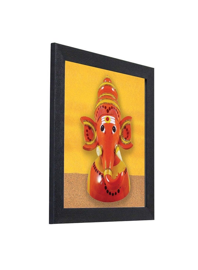 Random (Rp 1134 Multicolor Abstract Jai Ganesha Paintings, Set Of 3, (8" X 8") Each - Image 3