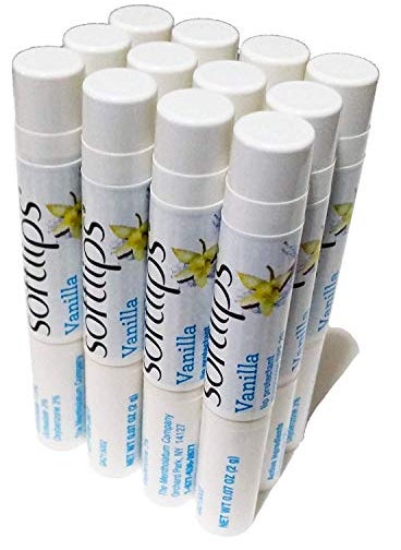 Softlips - Softlips Lip Balm Protectant SPF 20, Vanilla (Pack of 12 Sticks) - Image 1