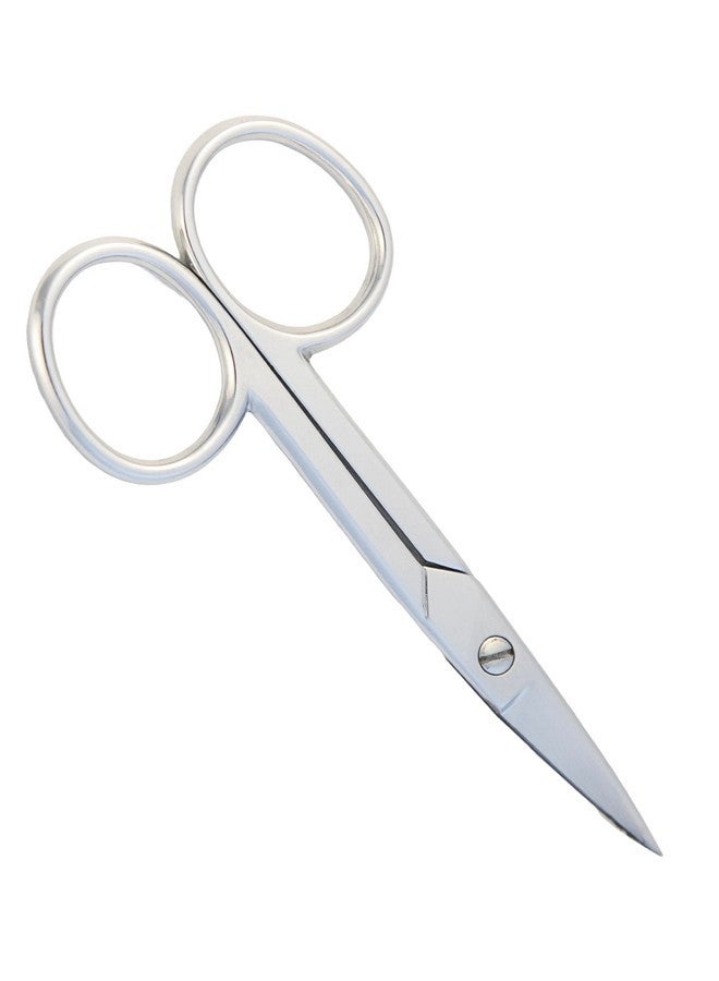 Coco's Closet Coco'S Stainless Steel Manicure And Pedicure Nail Scissors - Small Grooming Scissors For Nail Care, Cuticle Trimming, Eyebrow Shaping - Durable Nail Cutter Tool - Image 1